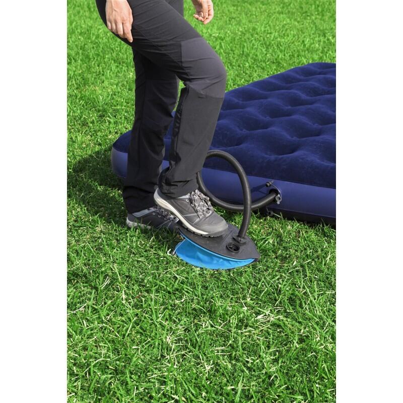 Bestway Pompe à pied 1,4L/cycle pour matelas et bouées gonflables - 3 embouts 5/7