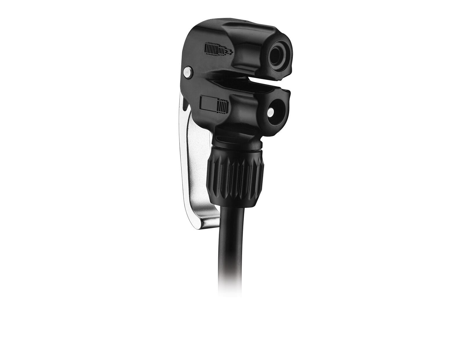 Lezyne Slip-Fit Doppelventil Pumpenkopf, Schwarz 1/3