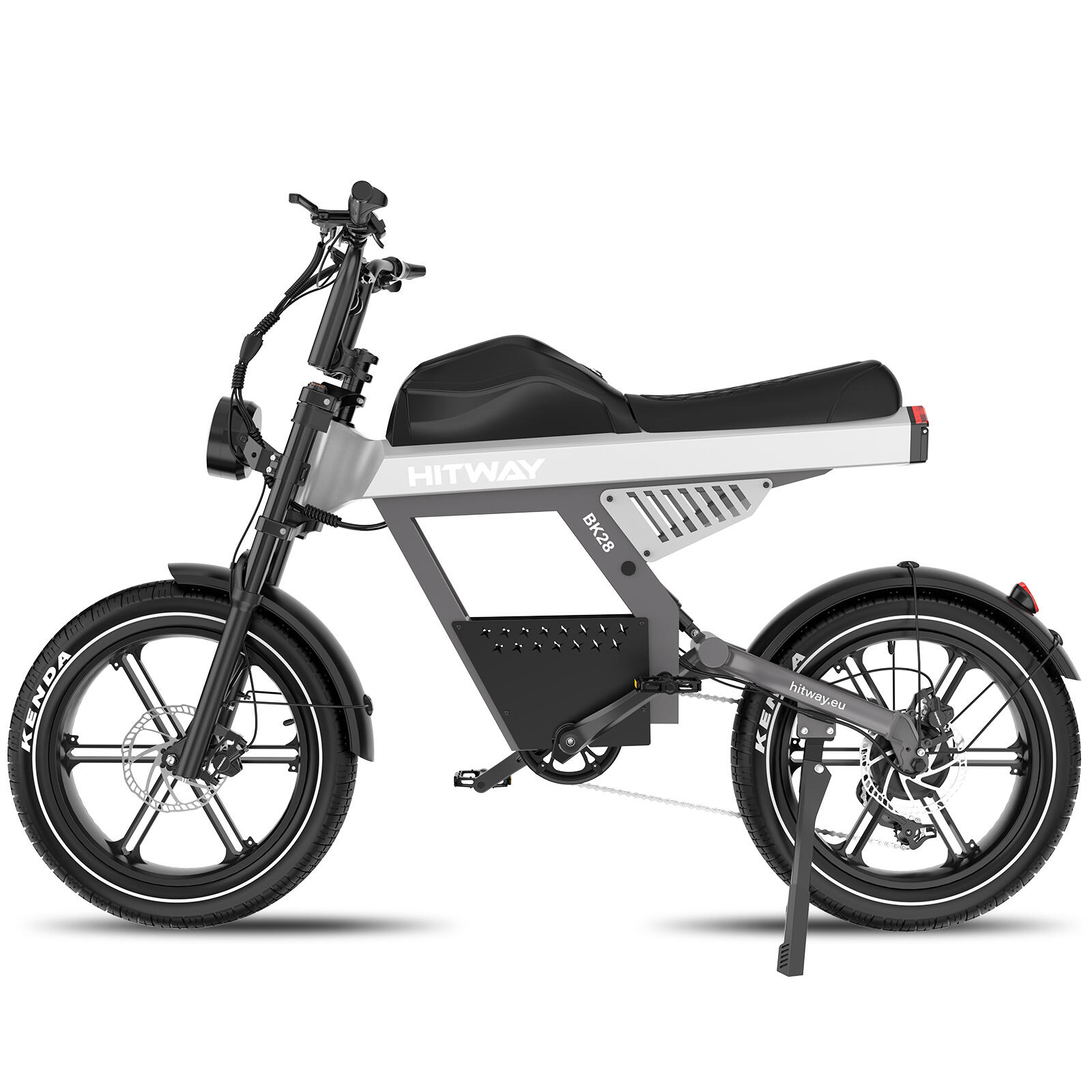 Elektrische fatbike 20” 1200Wh 20×4.5 banden Tektro remmen BK28 3/7