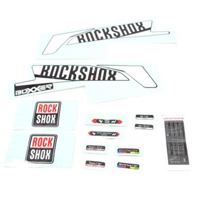 RockShox BoXXer Kit adesivi 26/275 - adesivi bianchi per stanghette inferiori