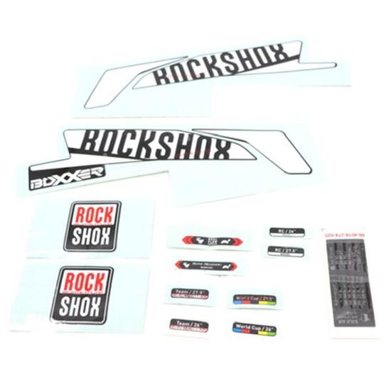 RockShox BoXXer Kit adesivi 26/275 - adesivi bianchi per stanghette inferiori