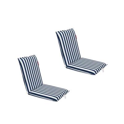 Flamingueo opvouwbare strandligstoel rugzak polyester blauw