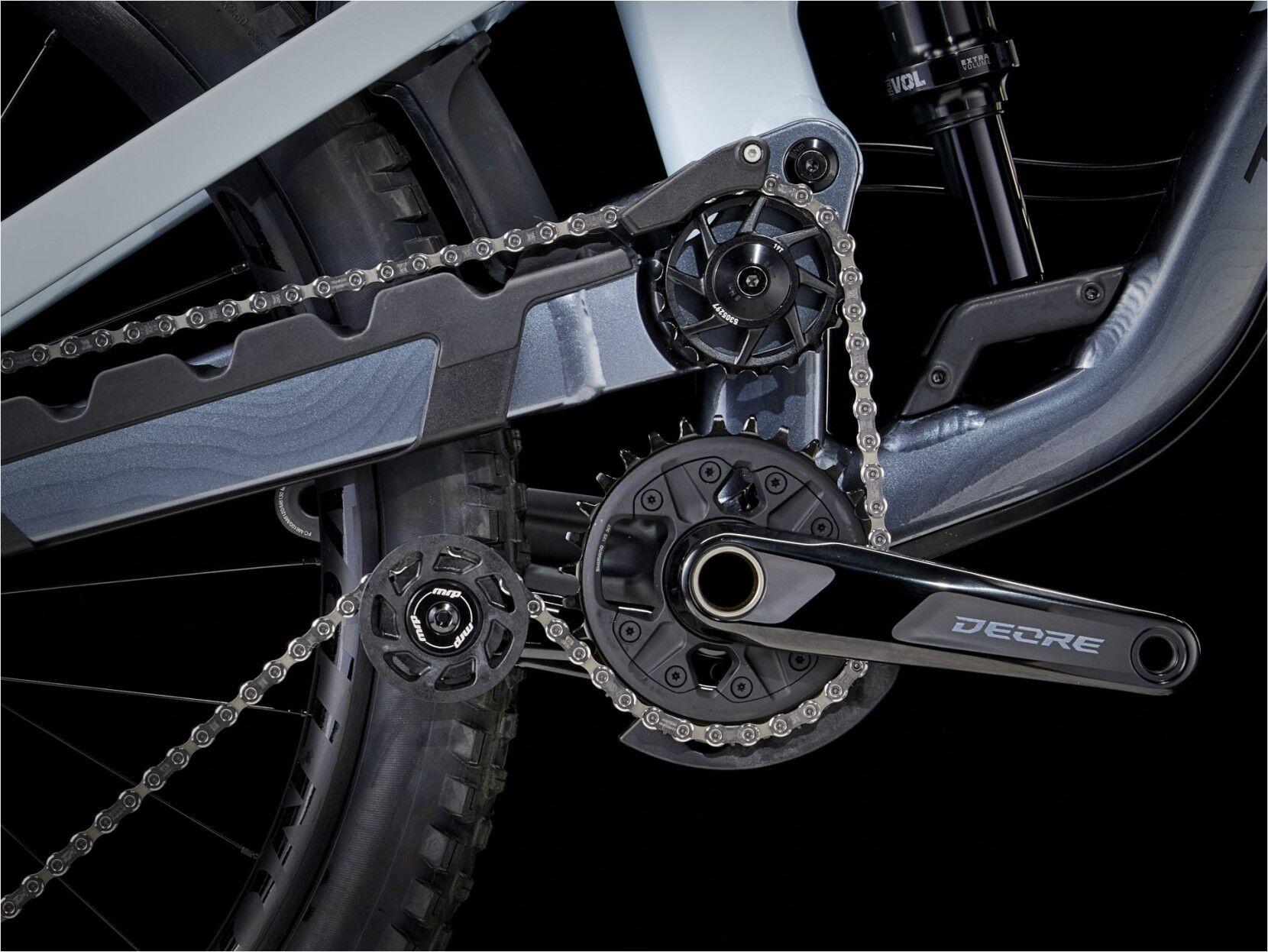 VTT Tout Suspendu Trek Slash 8 Shimano 12V 29/27.5'' Gris Perle Gén 6 4/7