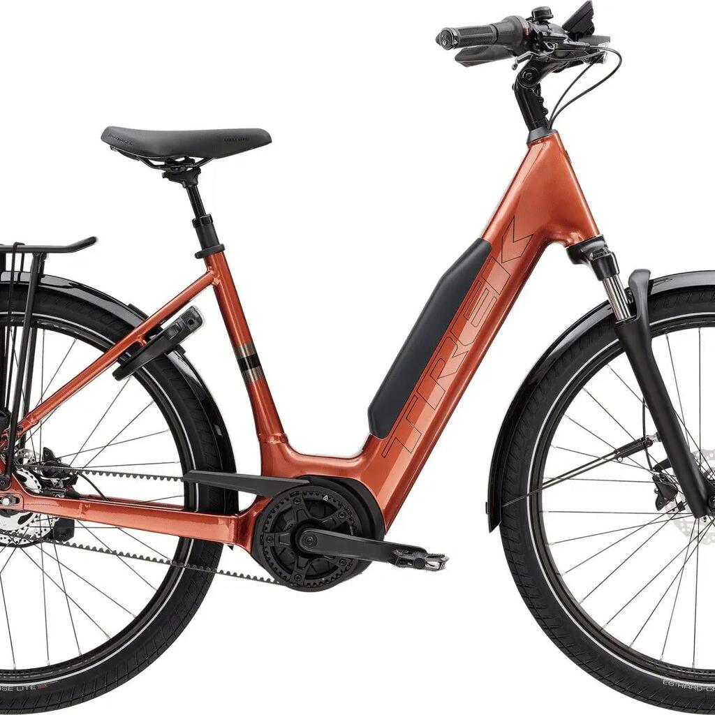 Trek District+ 4 Lowstep Shimano Nexus belt 5S Electric City Bike 800 Wh 27.5''