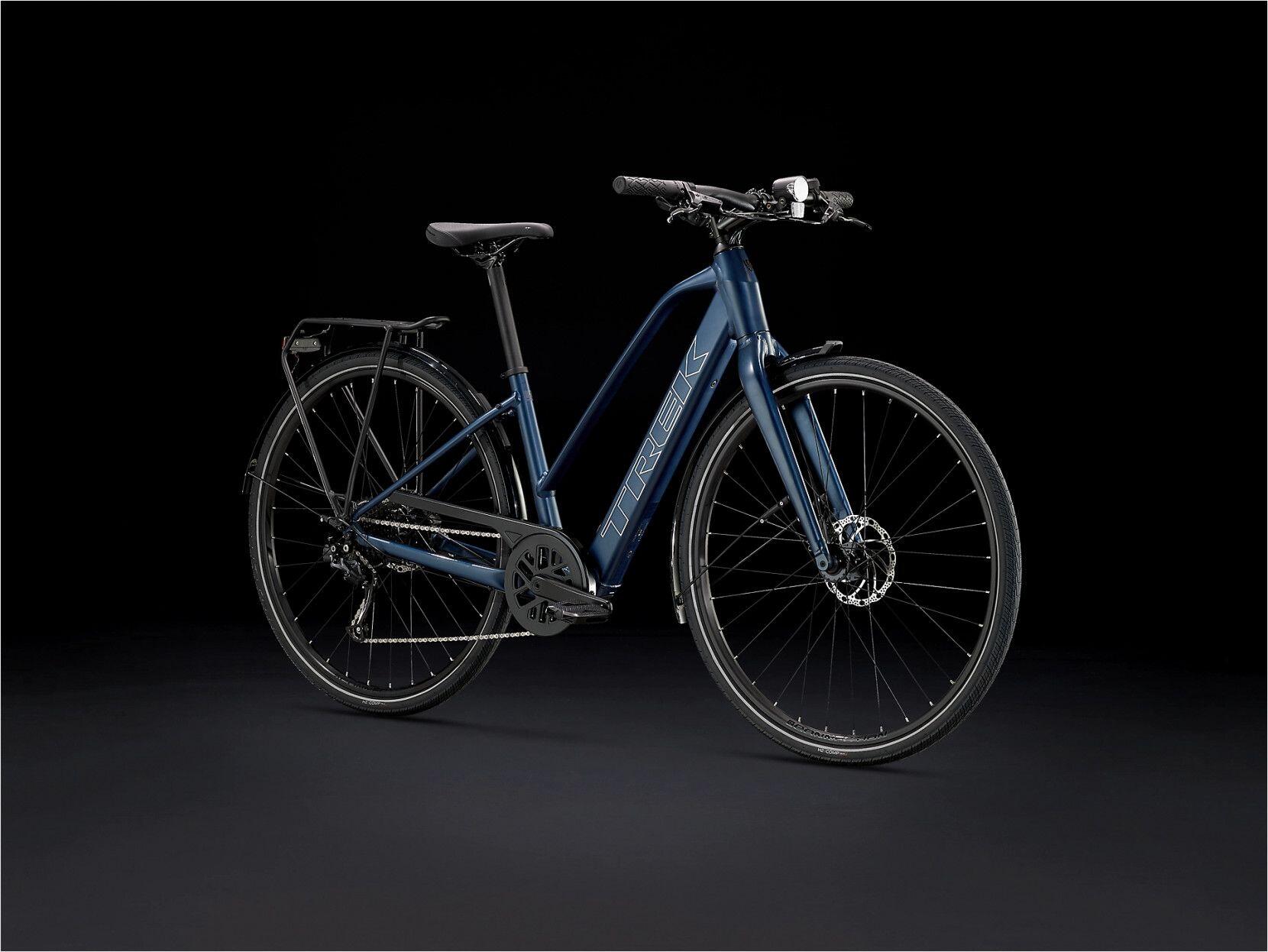 Trek FX+ 2 Shimano Altus 9V 250 Wh 700 mm Blauw Mulsanne 2023 Elektrische Stadsf 2/7