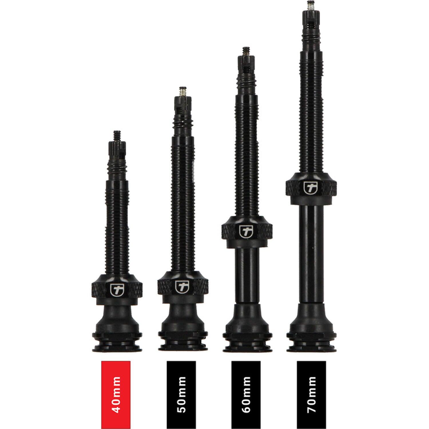Trivio - Tubeless-Ventil schwarz fvt 3/4