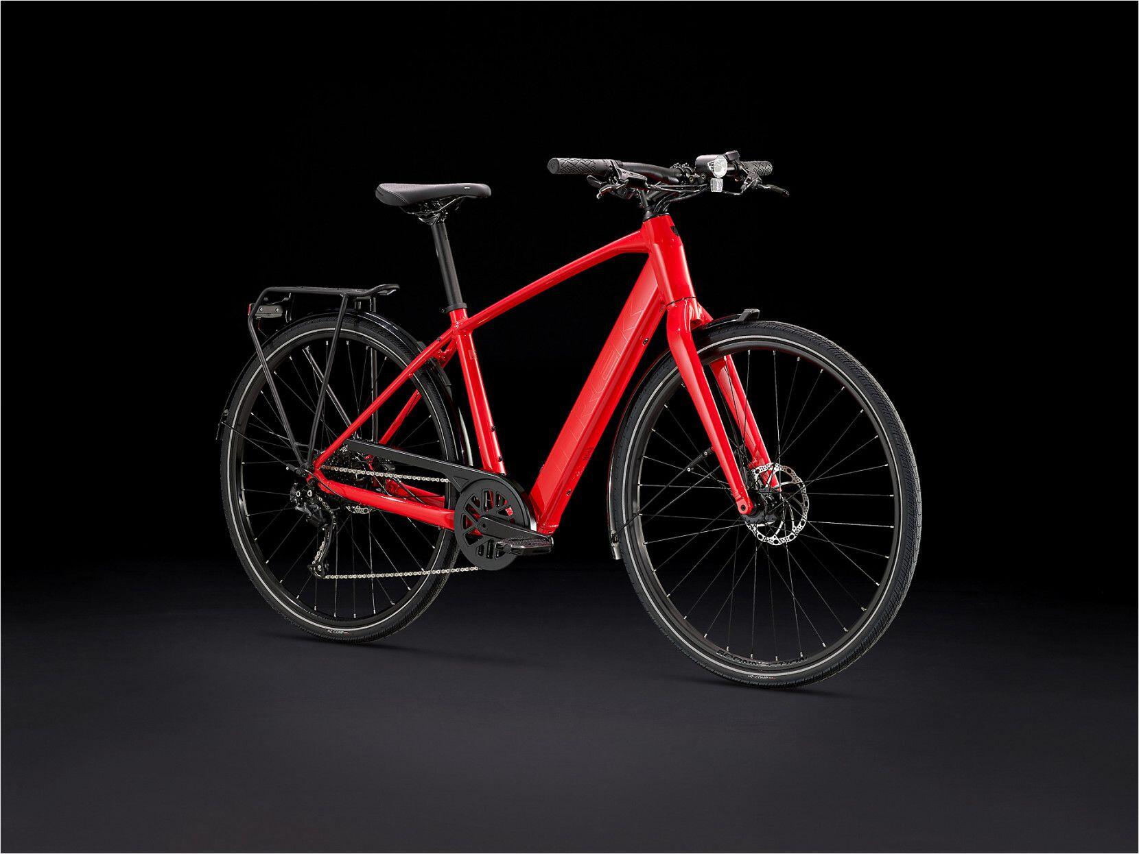 Elektrisches Citybike Trek FX+ 2 Shimano Altus 9V 250 Wh 700 mm Rot 2/7