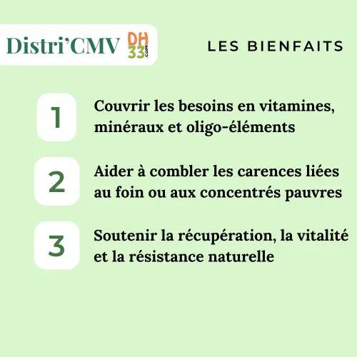 Distri'CMV - Complément pour chevaux et poneys - 5kg 4/4
