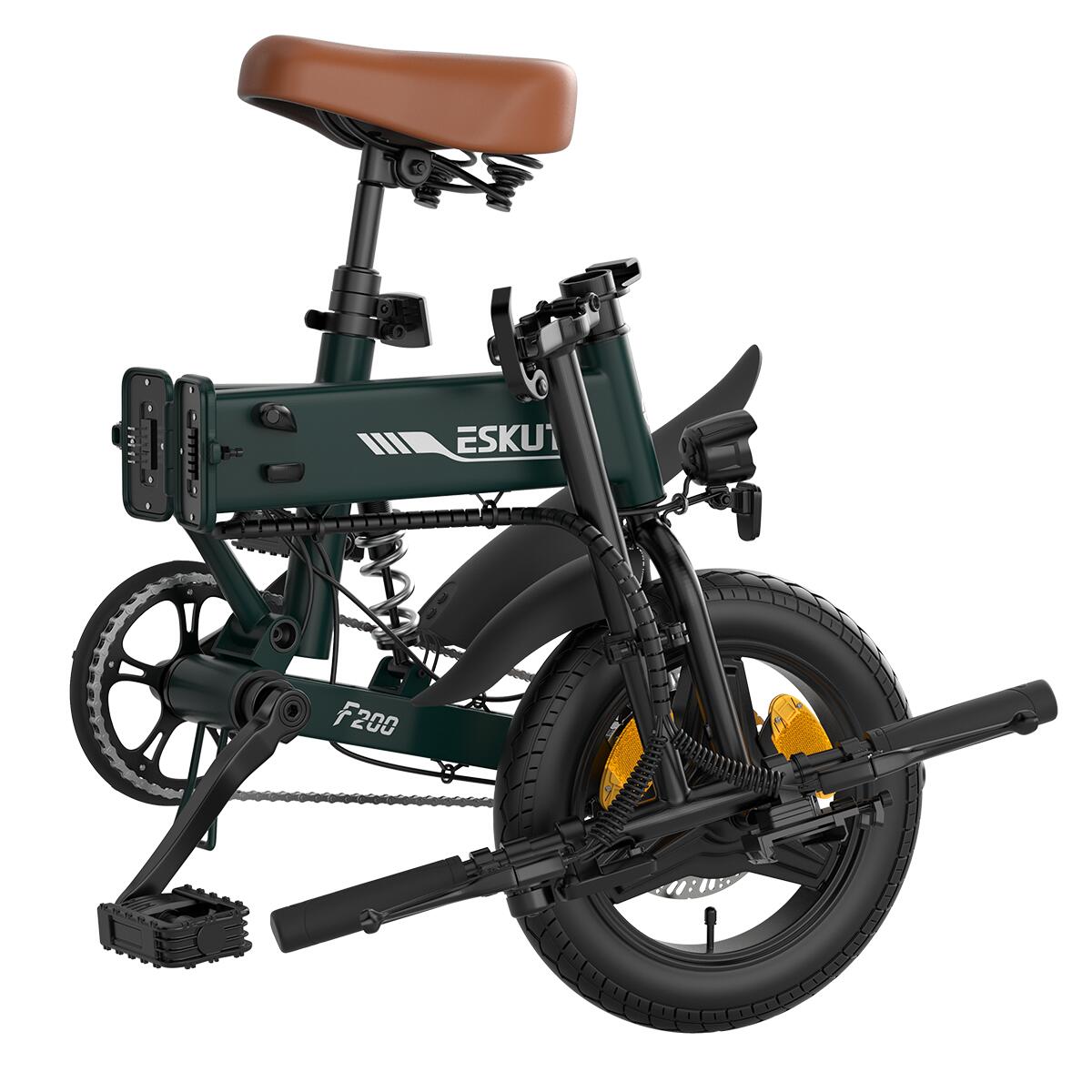 ESKUTE F200 Bicicletta Elettrica Pieghevole 250W 36V 7.8Ah Pneumatici 14 Pollici 2/7