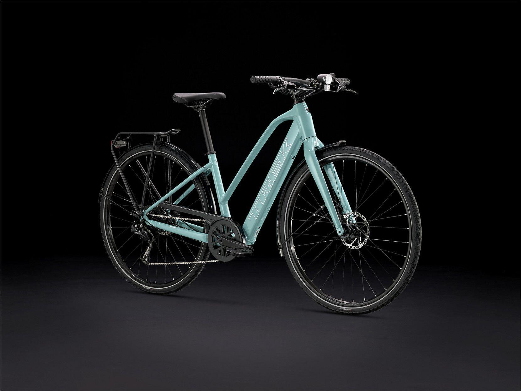 Trek FX+ 2 Shimano Altus 9V 250 Wh 700 mm Sage Green  Bicicletta elettrica da ci 2/7