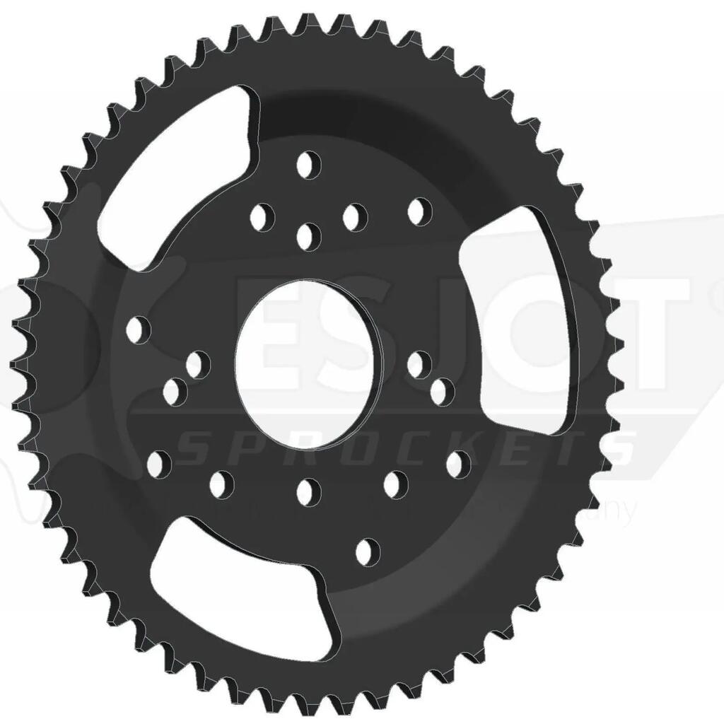 ESJOT 420 Chainwheel 53T Steel Black.