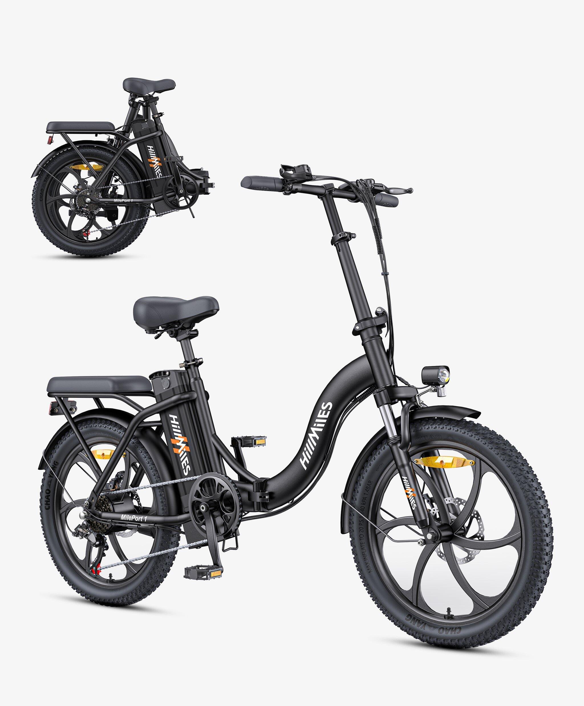Vélo électrique pliant MilePort 1 250W 36V 13Ah 20" Noir 2/6