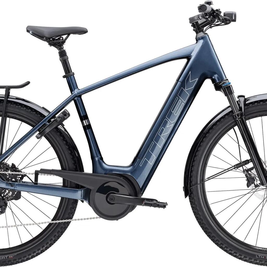 Trek Verve+ 4 Electric City Bike Shimano Cues 9S 545Wh Grey 2025