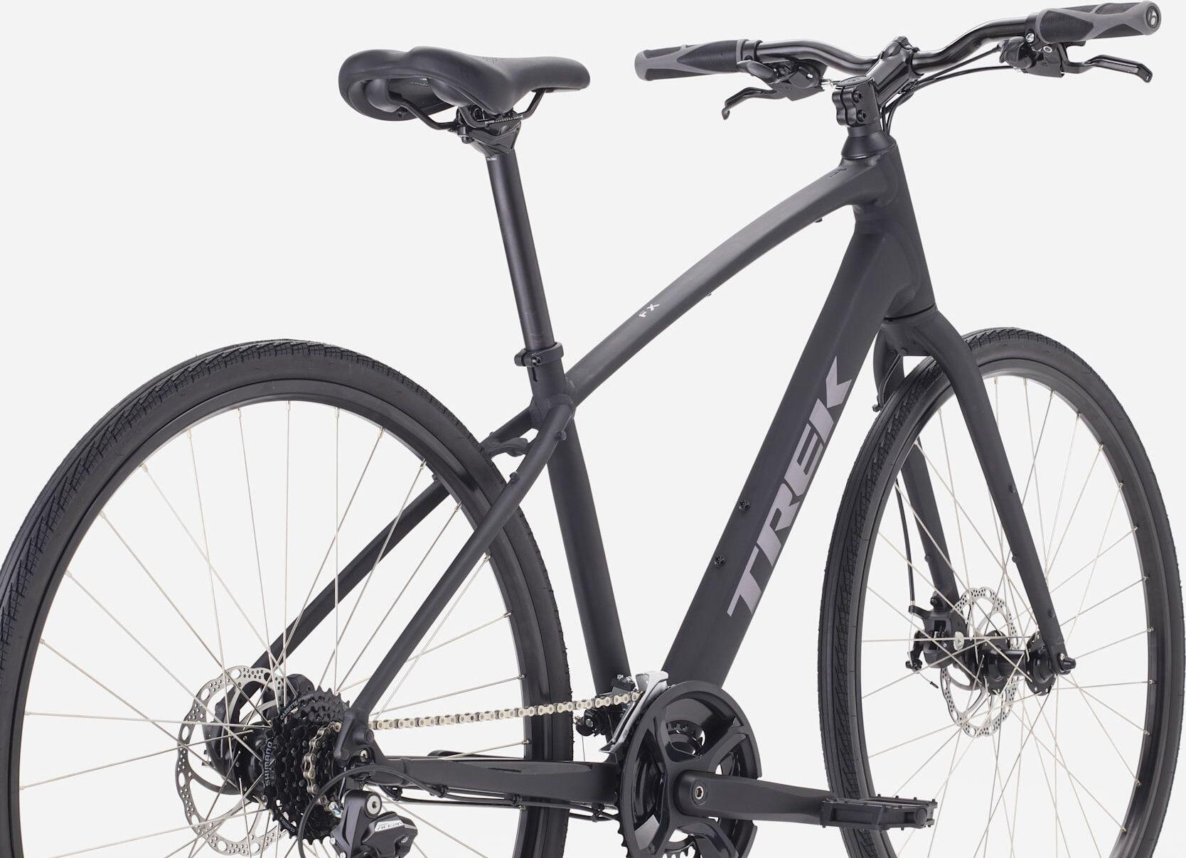 Bicicletta fitness Trek FX 1 Stepover Shimano Acera 8 velocità, 700 mm, nera, 4ª 2/5