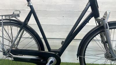 Sparta stadsfiets, zwart - framemaat 61 cm