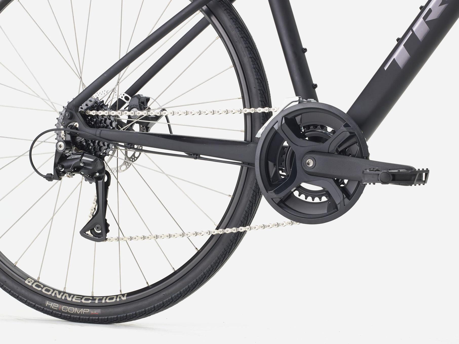 Bicicletta fitness Trek FX 1 Stepover Shimano Acera 8 velocità, 700 mm, nera, 4ª 5/5