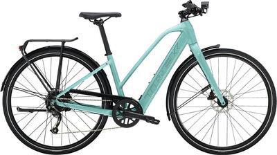 Trek fx+ 2 shimano altus 9v 250 wh 700 mm sage green 2023 elektrische stadsfiets