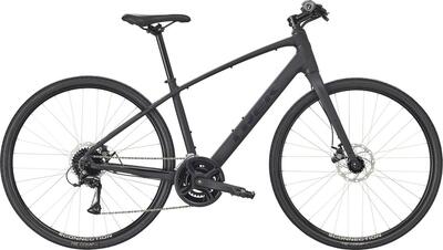 Trek fx 1 stepover fitnessfiets met shimano acera 8-versnellingen, 700 mm, zwart