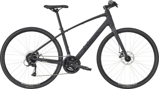 Vélo Fitness Trek FX 1 Stepover Shimano Acera 8V 700 mm Noir Gén. 4