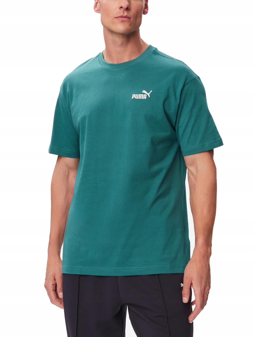 KOSZULKA męska PUMA ESS Relaxed No 1 Logo 689153-41 t-shirt bawełniana XXL 3/4