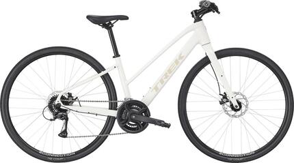 Vélo Fitness Trek FX 1 Midstep Shimano Acera 8V 700 mm Blanc Gén. 4