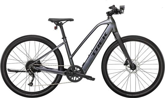 Vélo de Fitness Électrique Trek Dual Sport+ 2 Stagger Shimano Altus 9V 250 Wh 65