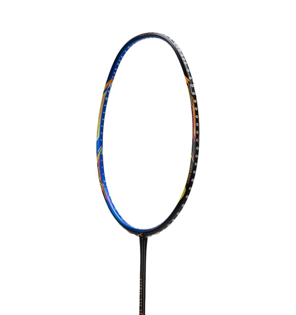 Badmintonschläger - Atomic-X35 SPD Unbespannt, Schwarz/blau 3/7