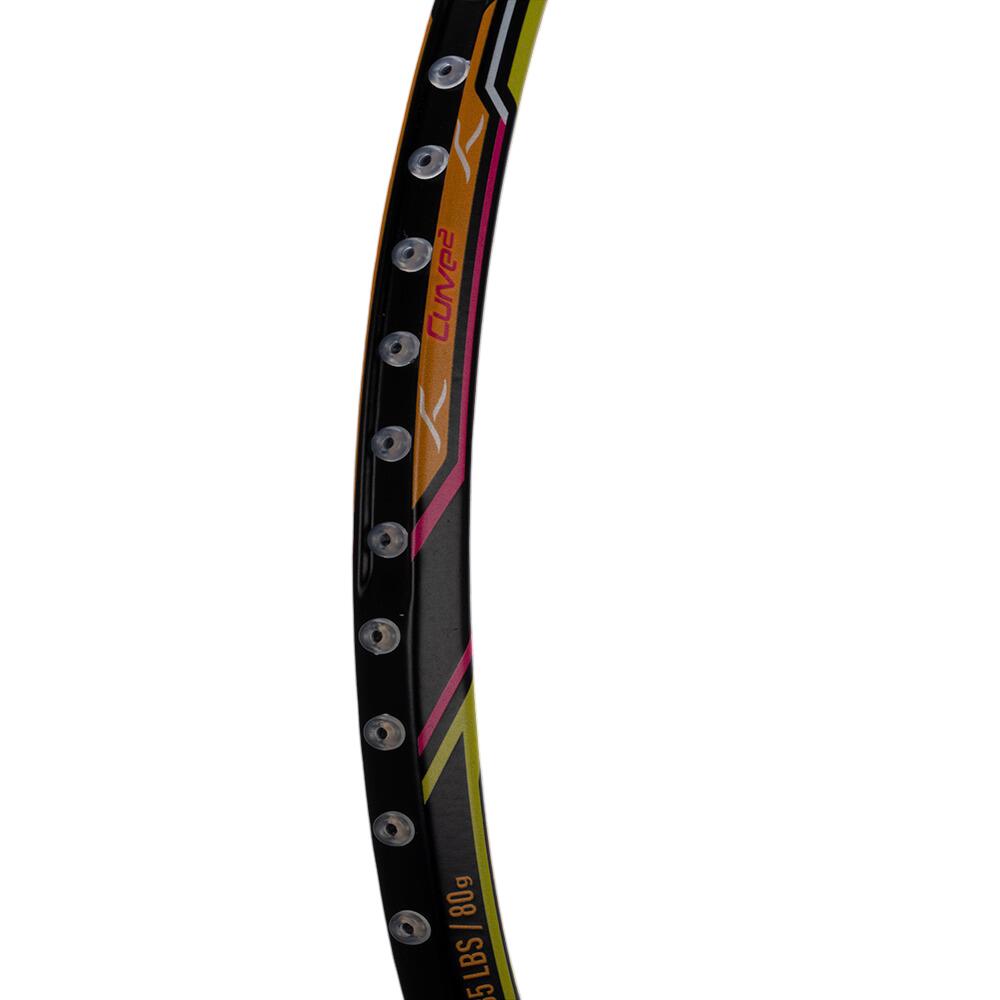 Badmintonschläger - Atomic-X35 SPD Unbespannt, Schwarz/blau 6/7