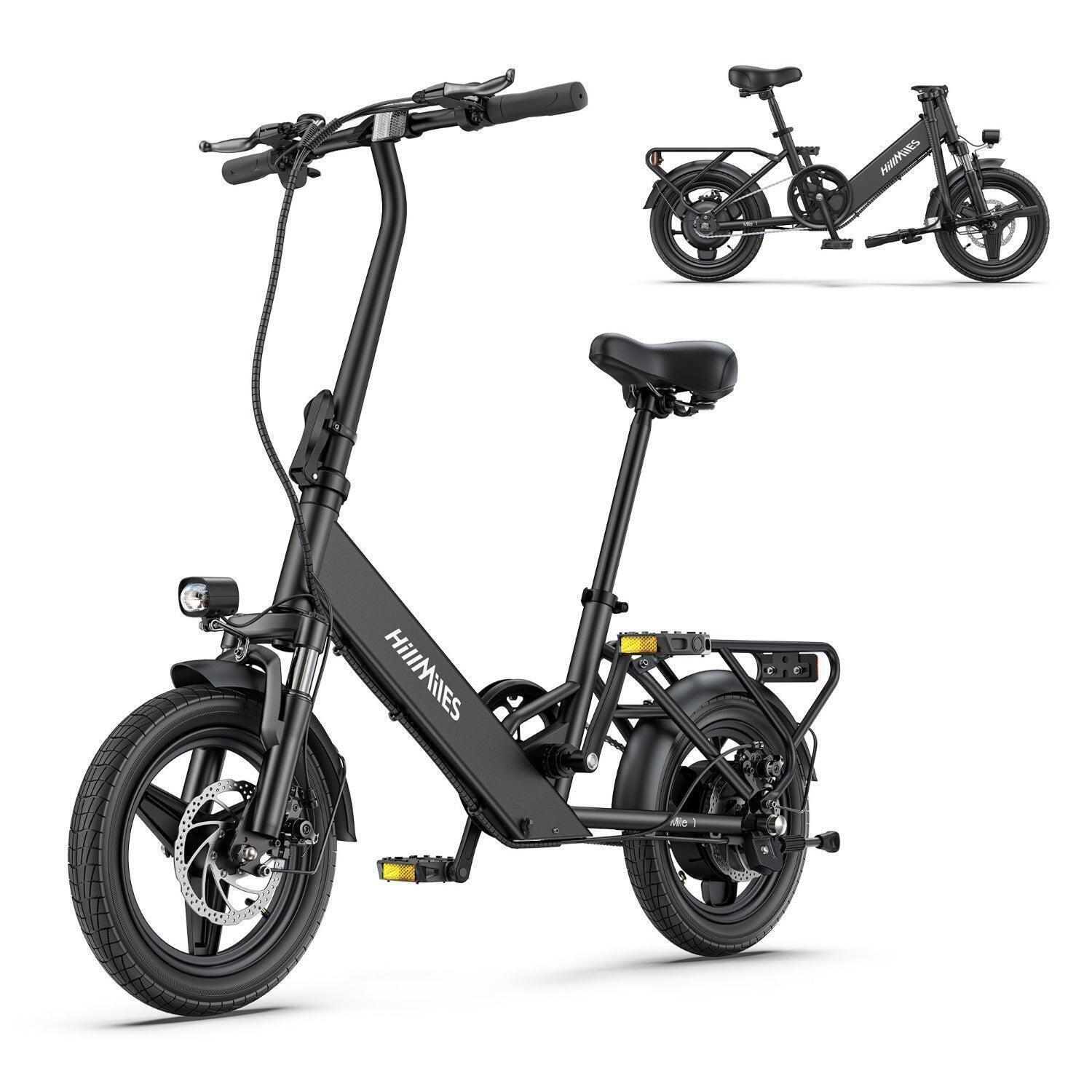 Unisex Volwassene City Cycling Opvouwbare E-Bike 250W 36V 10.4Ah IPX4 Mile 1 2/4