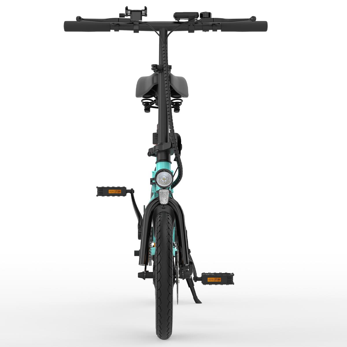 ESKUTE F100 Bicicletta Elettrica Pieghevole 250W 36V 9Ah Pneumatici 14 Pollici 3/5