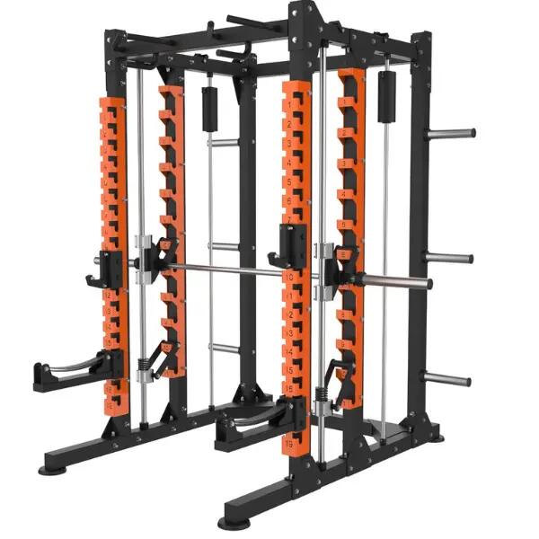 ITM Commercial Multifunctional Power Rack with Guided Barbell System 4/6