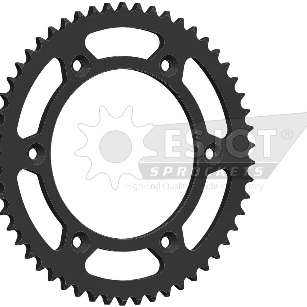 ESJOT 428 Chainwheel — 54T Steel, Black.