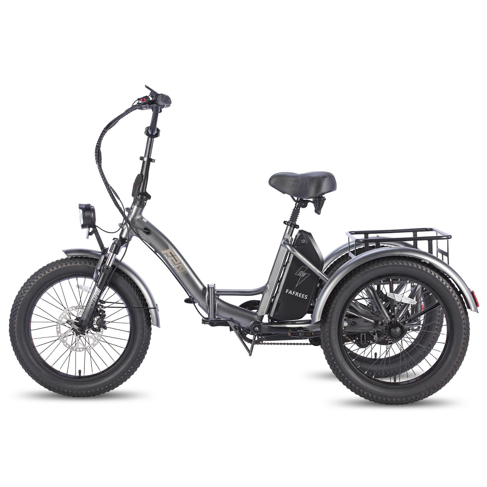 Unisex Volwassene City Opvouwbare E-Cargo Trike 250W 48V 18.2Ah IPX5 F20 Mate 2/7