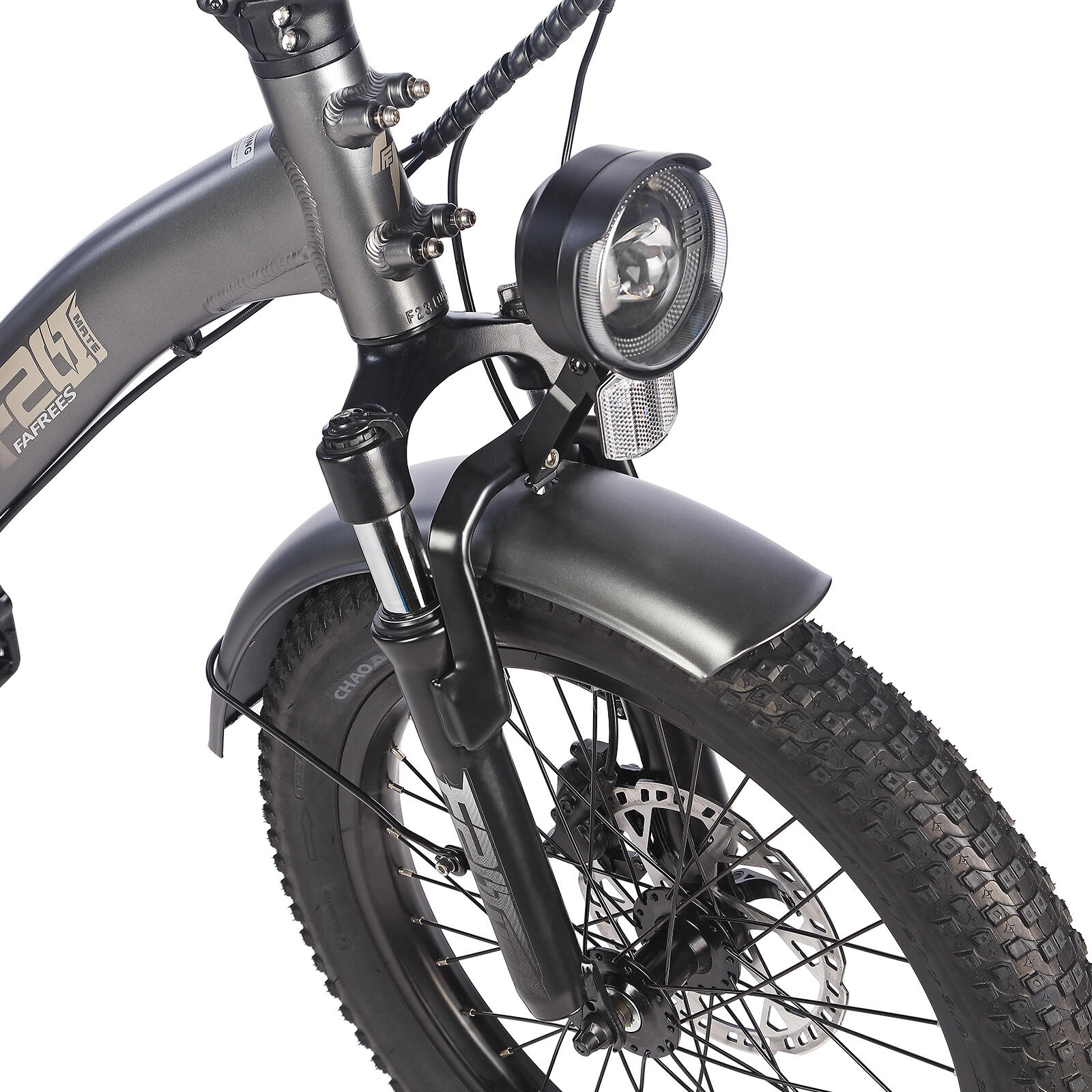 Triciclo eléctrico Fafrees F20 Mate, batería de 48 V y 20 Ah, frenos hidráulicos 6/7