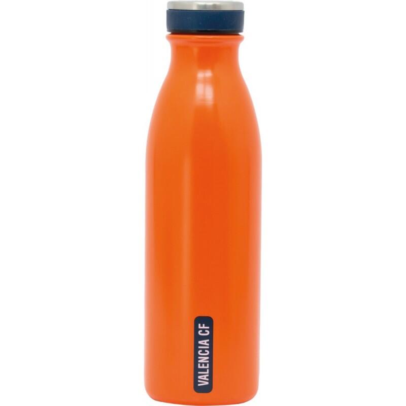 Botella térmica 500 ml naranja Valencia CF frío 48h calor 24h 2/6