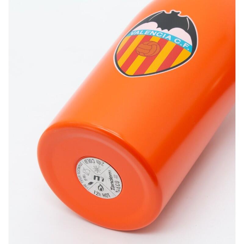 Botella térmica 500 ml naranja Valencia CF frío 48h calor 24h 4/6
