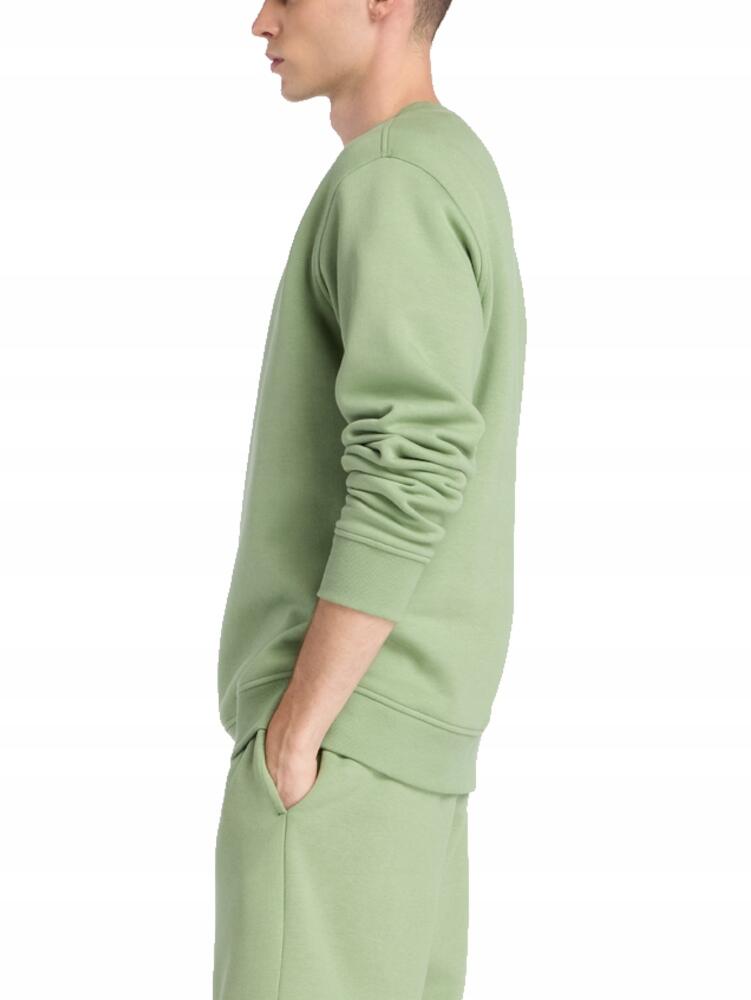 BLUZA męska NEW BALANCE MT43905AAR bez kaptura klasyczna zielona M 4/7