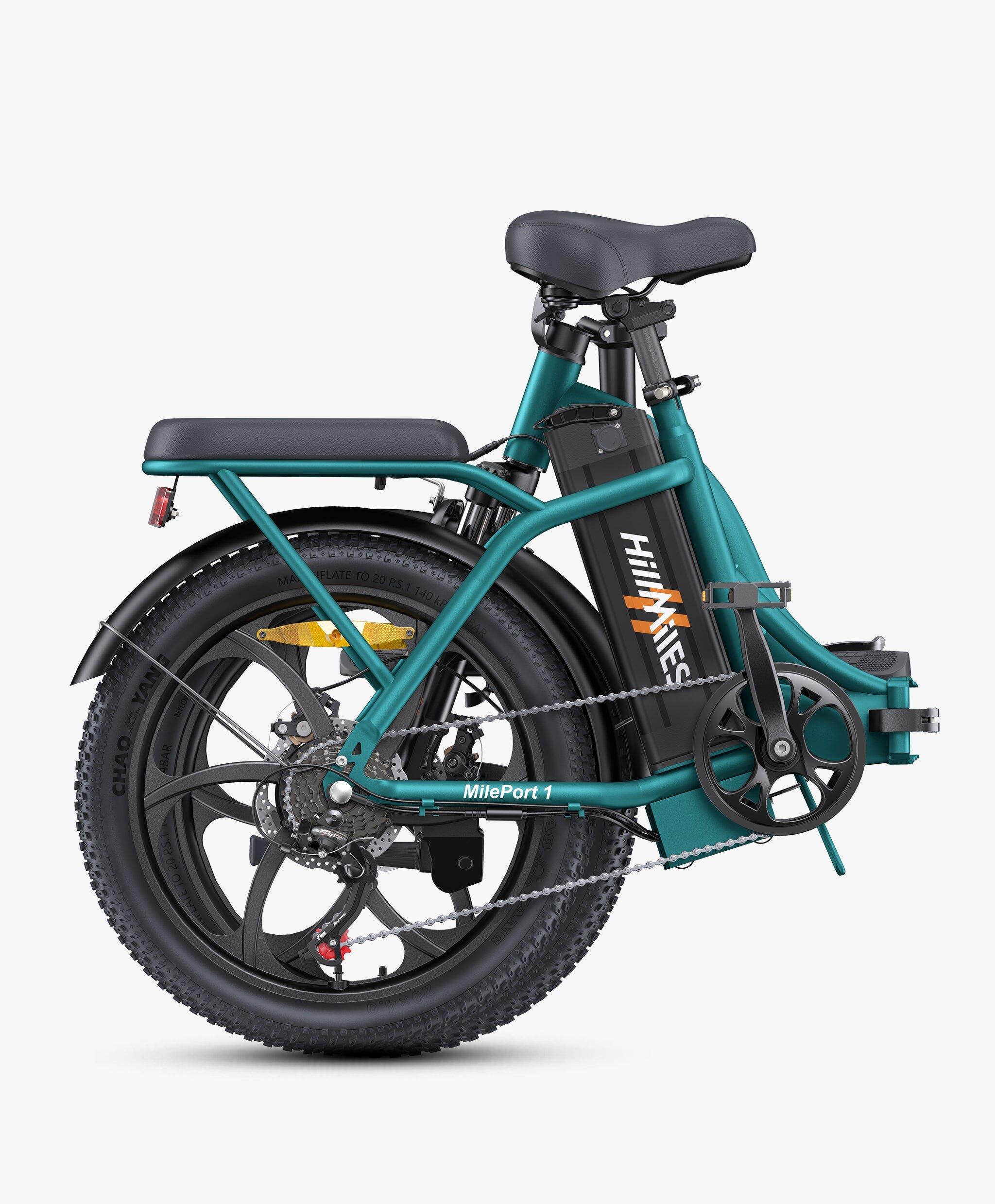 Vélo électrique pliant MilePort 1 250W 36V 13Ah 20" Vert 3/5