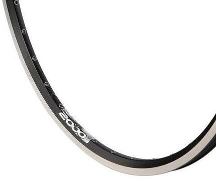 Ryde Zac 2000 28" (622x19C) Doppel-Aluminiumfelge 36L 14g Schwarz
