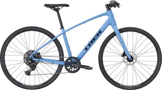 Vélo Fitness Trek FX 2 Stepover Shimano Cues 9V 700 mm Bleu Gén. 4