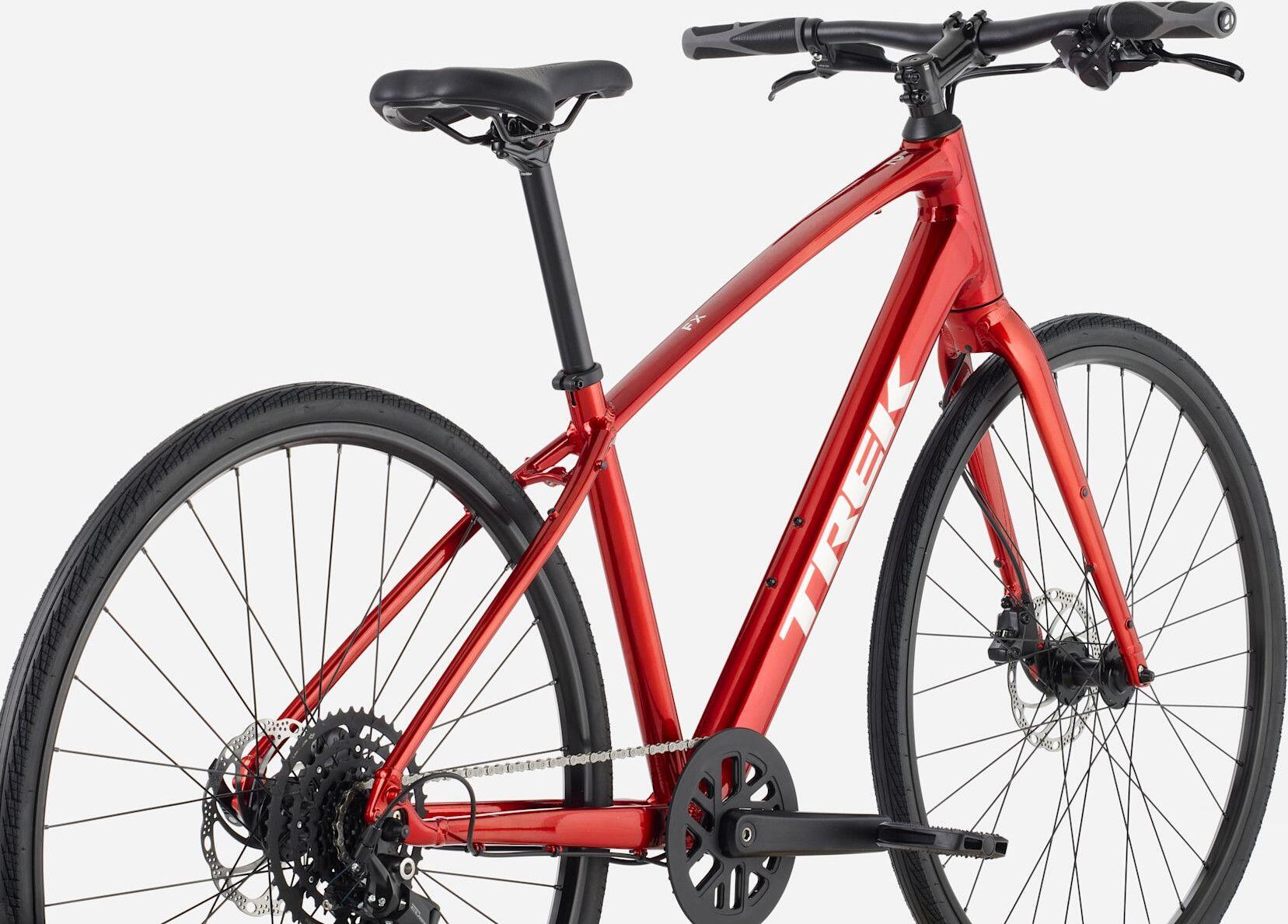 Trek FX 2 Stepover Fitnessrad mit Shimano Cues 9V, 700 mm, rot, 4. Generation 2/5