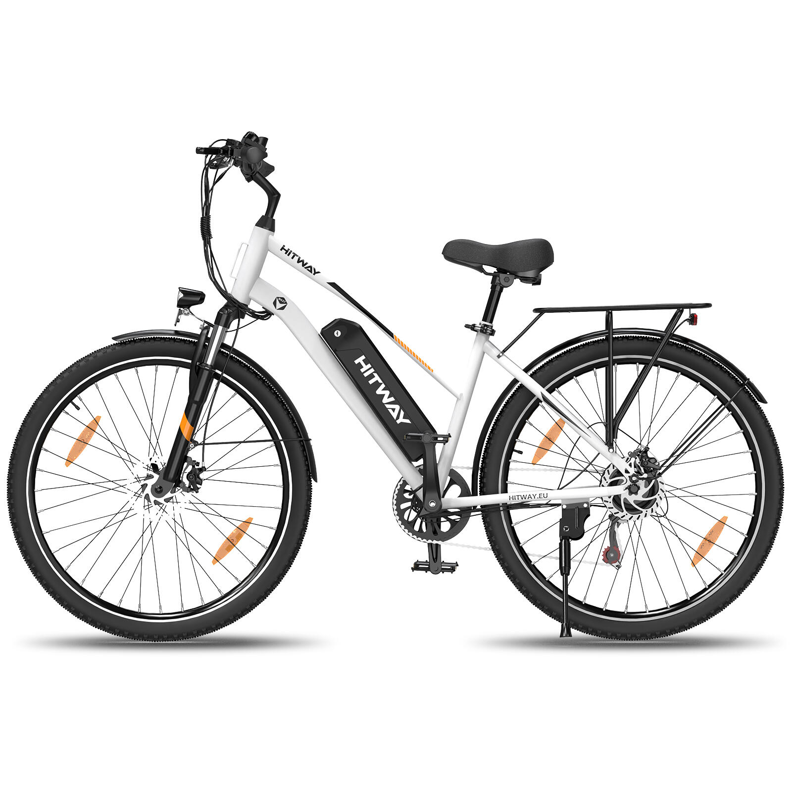 Bicicleta eléctrica urbana 28", batería extraíble 432Wh, BK27 3/6