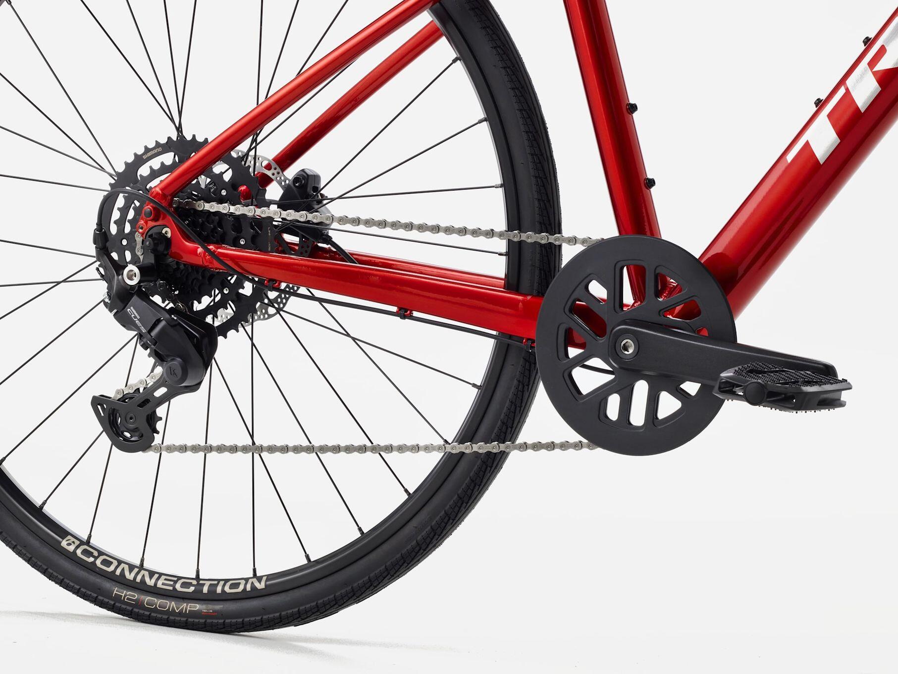Trek FX 2 Stepover Fitnessrad mit Shimano Cues 9V, 700 mm, rot, 4. Generation 5/5