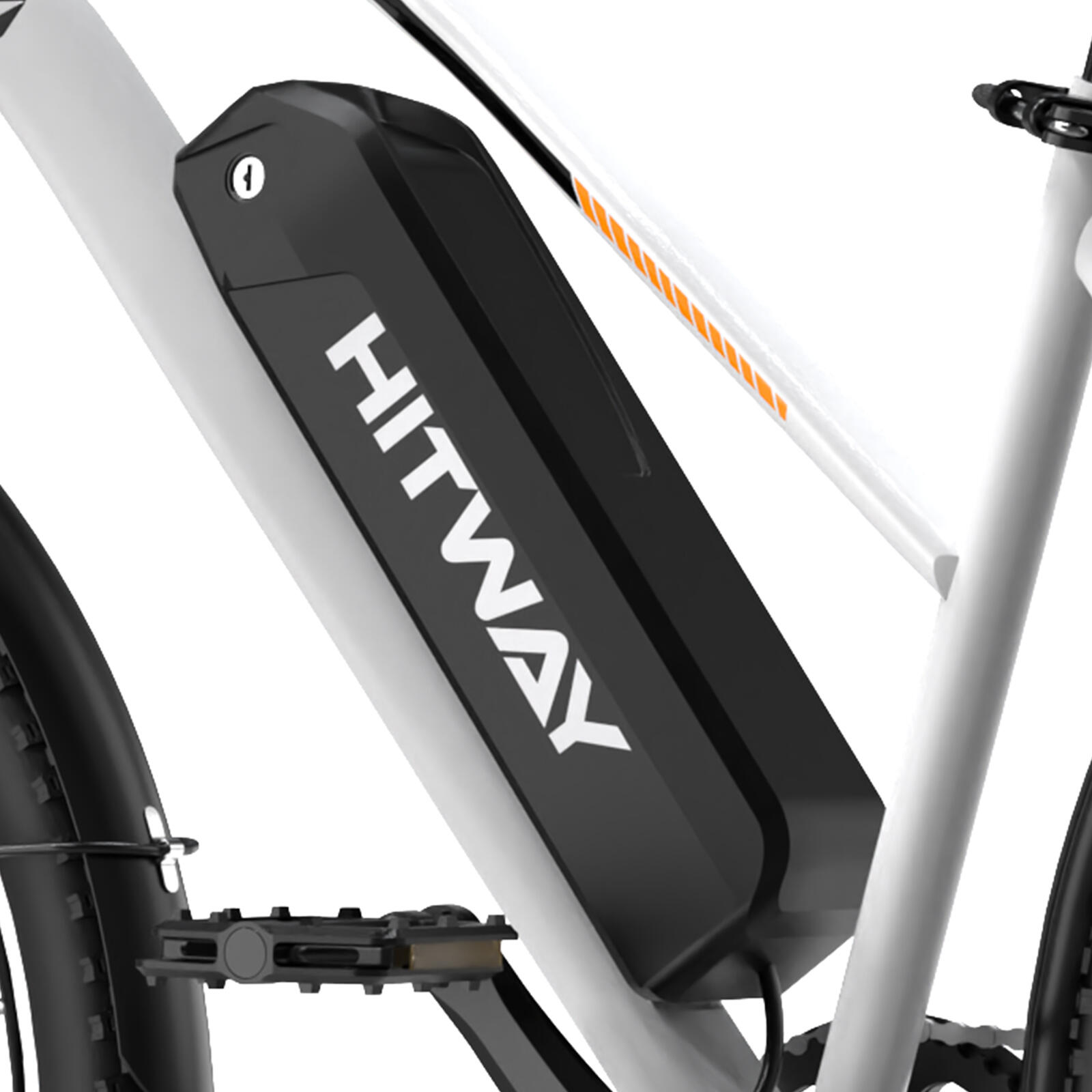 Bicicleta eléctrica urbana 28", batería extraíble 432Wh, BK27 5/6