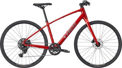 Vélo Fitness Trek FX 2 Stepover Shimano Cues 9V 700 mm Rouge Gén. 4