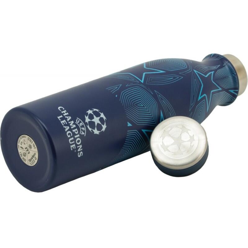Botella térmica 500ml Blue Galaxy Champions League mantiene frío 48h calor 24h 2/5