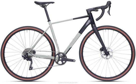 Rower gravelowy Superior XR 6.3 GR 54 cm M Shimano GRX 1x10 szary / czarny