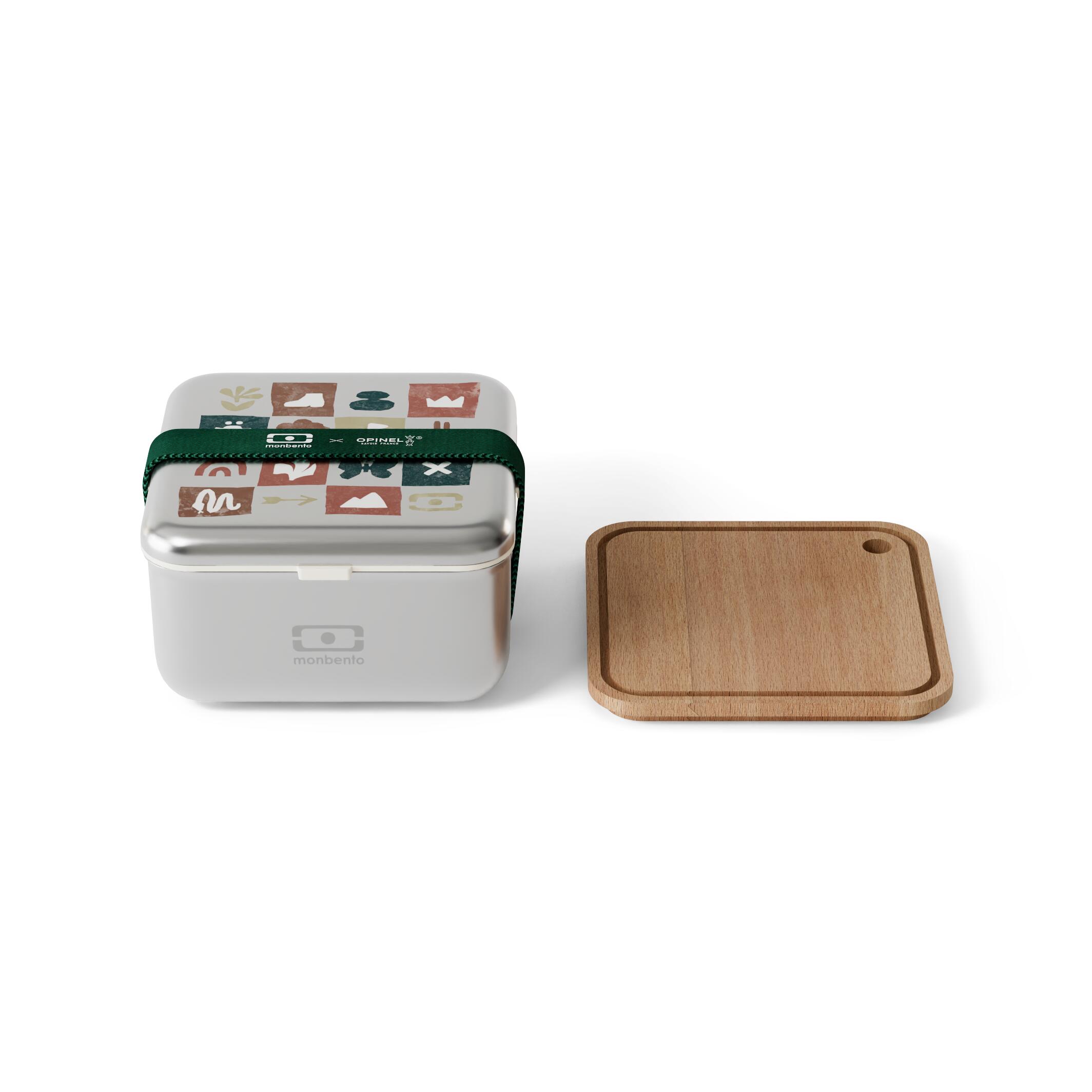 Set de fiambrera metálica de 1 l + cuchillo monbento® x Opinel | Picnic 3/6