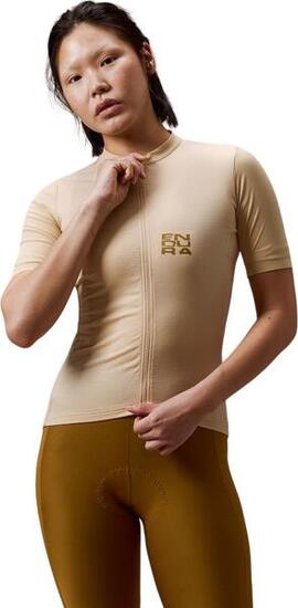 Endura Alltrack Ride Kurzarm-Trikot für Damen, beige