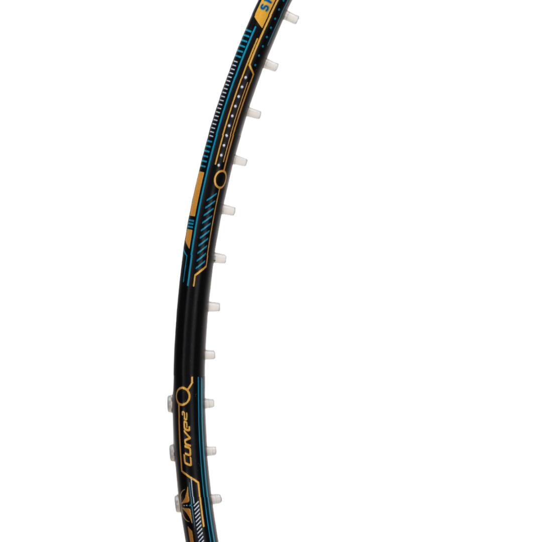 Badmintonschläger - ATOMIC AIR 78, Unbespannt, schwarz/gold 6/7